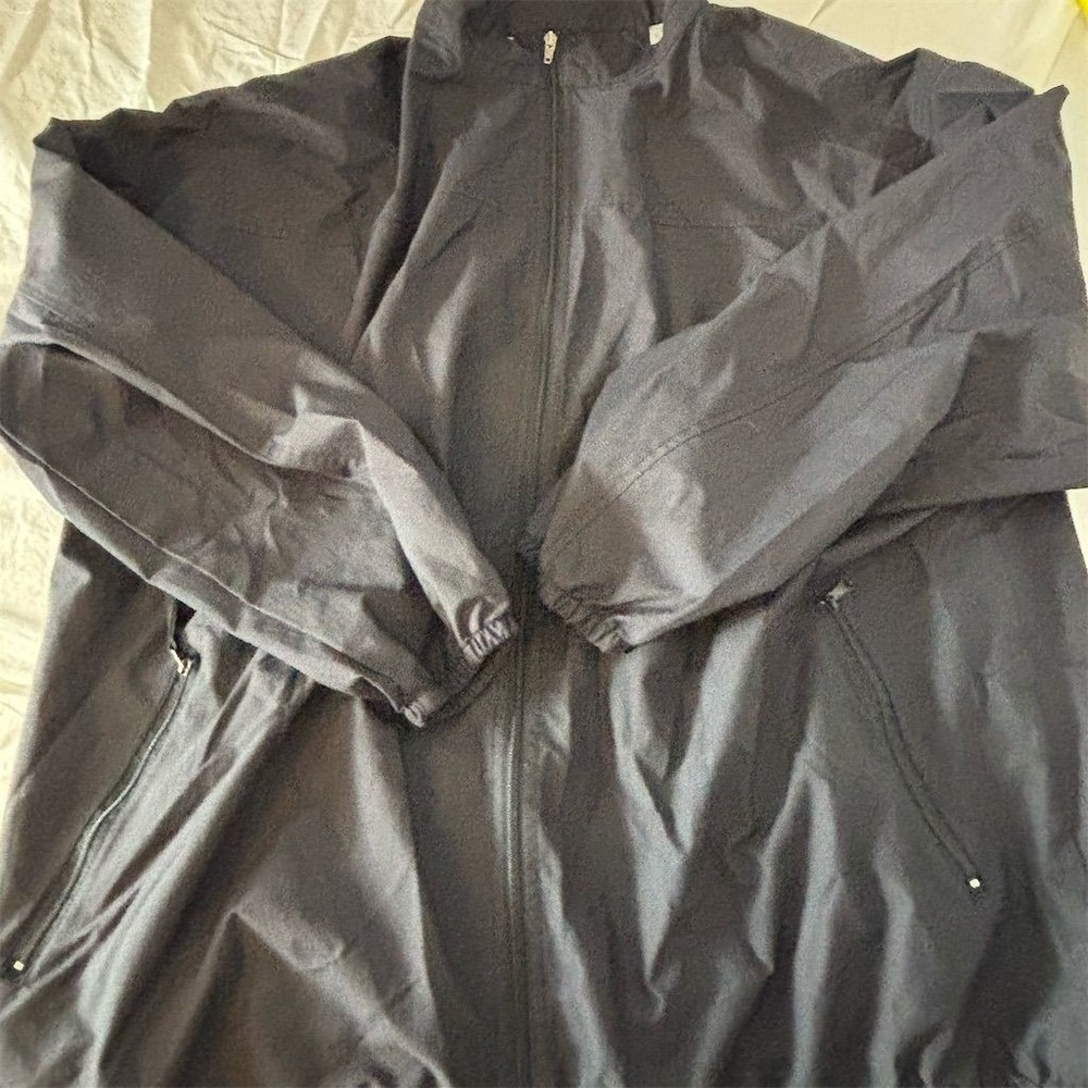 Sportif USA Windbreaker Jacket Mens XL Black Gore-Tex Windstopper Vintage Zip